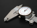Dual Needle Precision Inch/Metric Dial Caliper, Stainless Steel