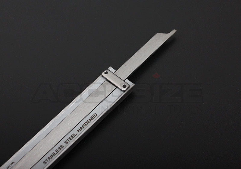 Dual Needle Precision Inch/Metric Dial Caliper, Stainless Steel