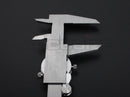 Dual Needle Precision Inch/Metric Dial Caliper, Stainless Steel