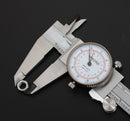 Dual Needle Precision Inch/Metric Dial Caliper, Stainless Steel