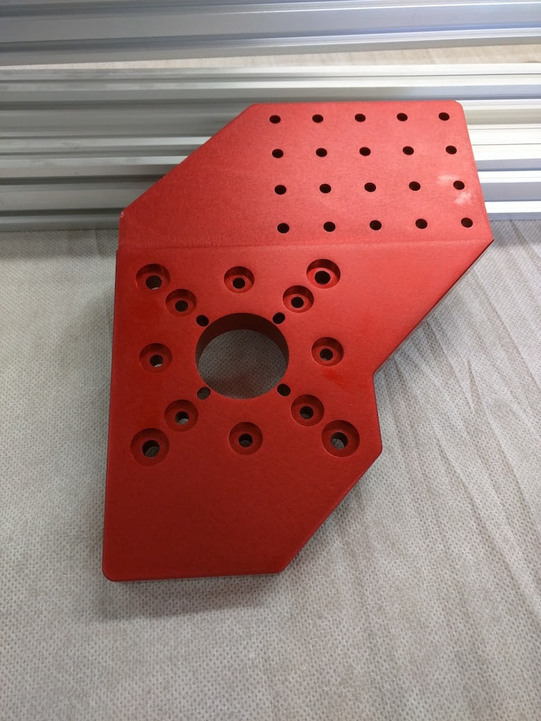 RoverCNC OX - OX Base Plates (4pcs. Base Joining Plates) - RED,