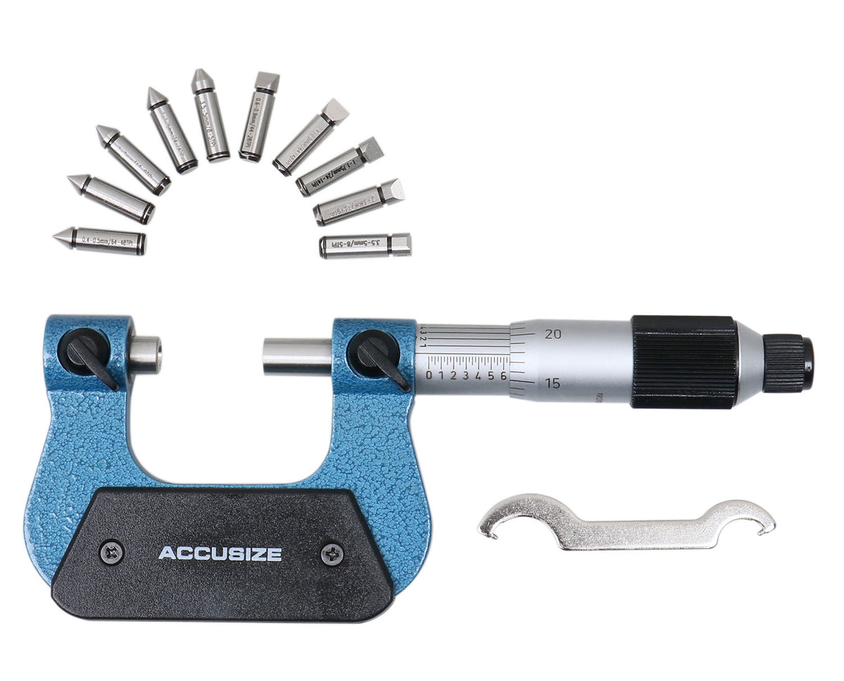 Thread micrometer discount