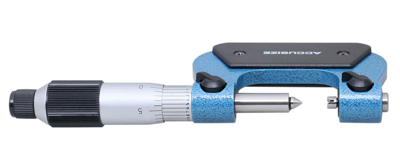 0-1'' by 0.001'' Screw Thread Micrometer with 5 Anvil in Fitted Box, S916-C750