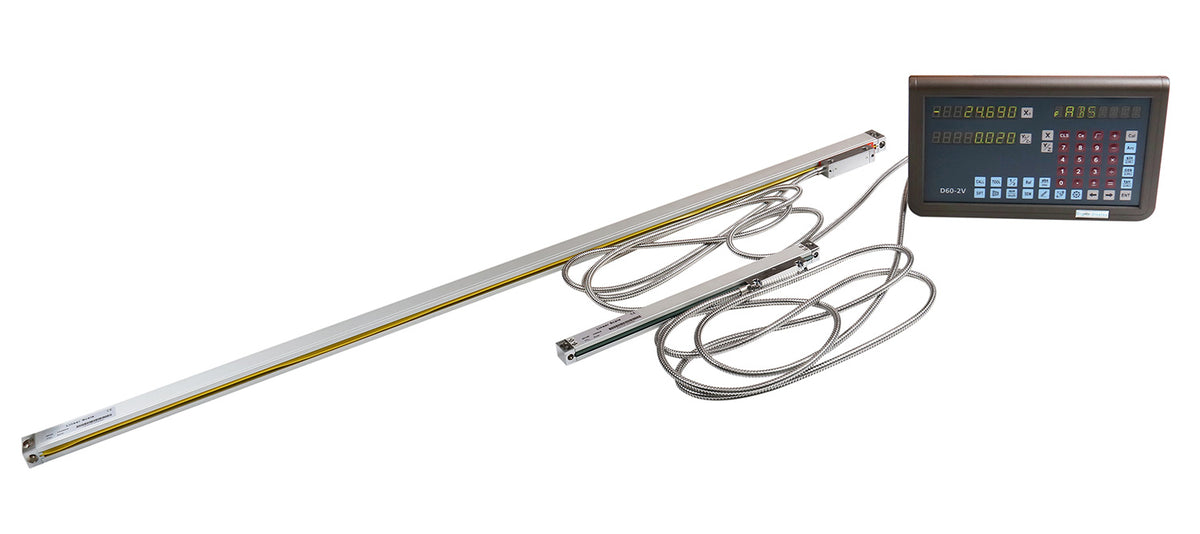 Paquets DRO 2 axes pour machines à tour, balances en verre (X, Y)
