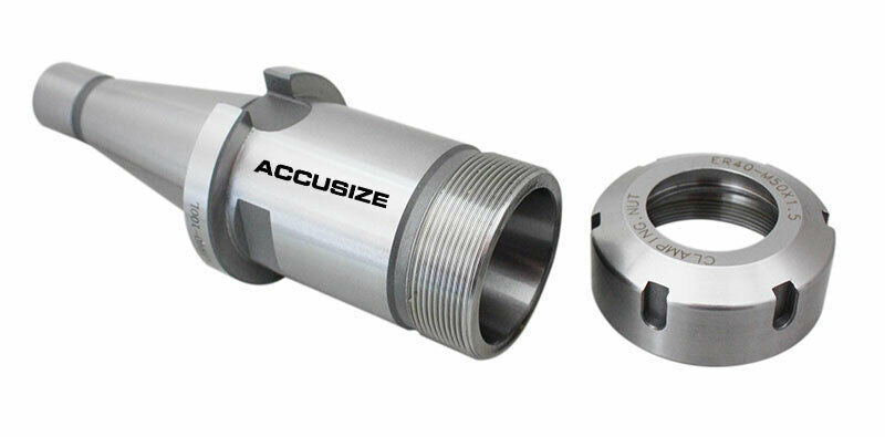 5Ps ISO40 Supports pour pinces ER40, avec filetage 5/8"-11, Longueur : 100mm, #0536 -0004x5