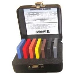 Kits de blocs de test de duromètre Shore A ou D