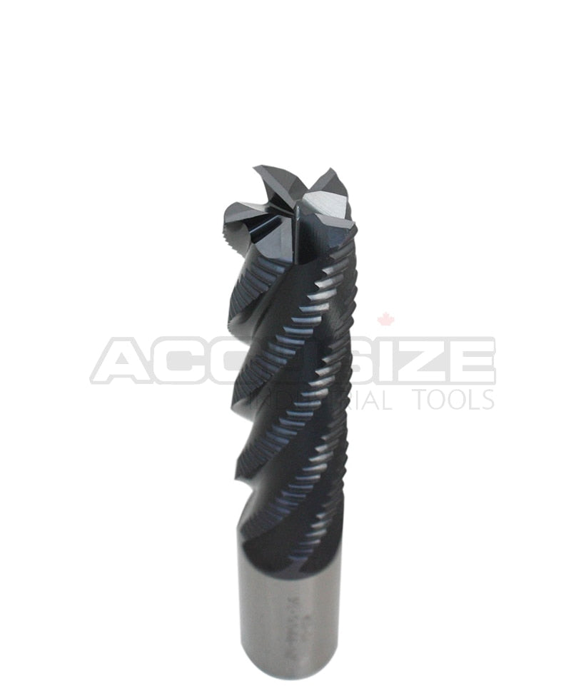 Standard Tooth, TiAlN Coated, M42-8% Cobalt Roughing End Mills