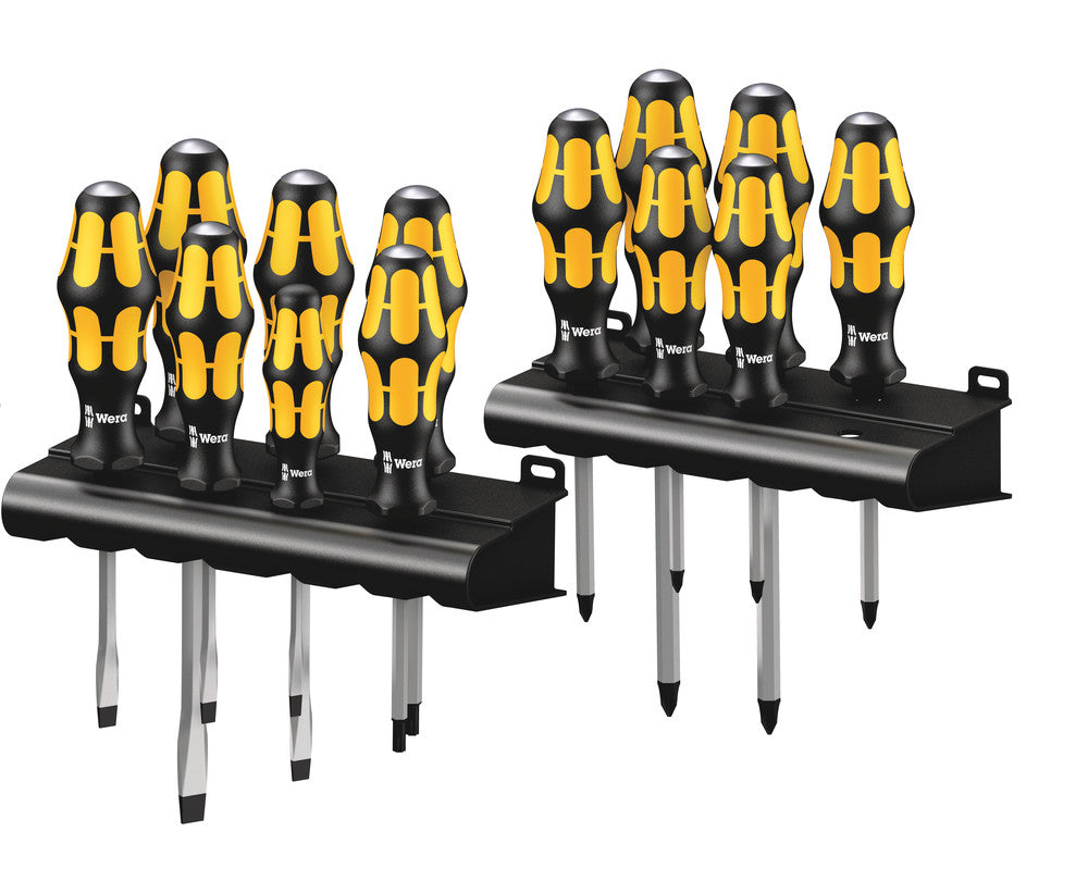 Wera Big Pack 900 Jeu de tournevis Kraftform Wera : Tournevis et rack, 13 pièces