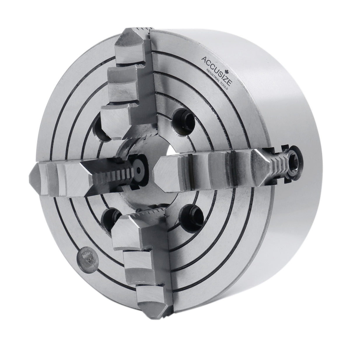 4-Jaw Independent Lathe Chucks, Plain Back