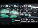 Wera Kraftform Kompakt 20 Outil Finder 3 avec pochette, 13 pièces