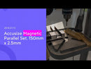Premium Magnetic Parallel Set, 150mm x 2.5mm, 2818-0115
