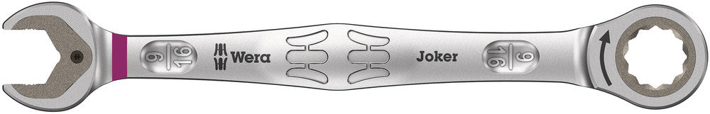 Wera 6000 Joker Clés mixtes à cliquet, Imperial, 9/16" x 188 mm