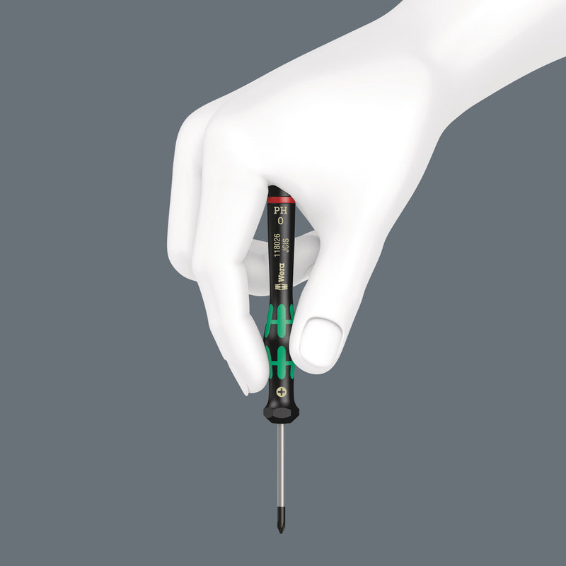 Wera Kraftform Micro 12 Universal 1 screwdriver set for electronic applications, 12pieces