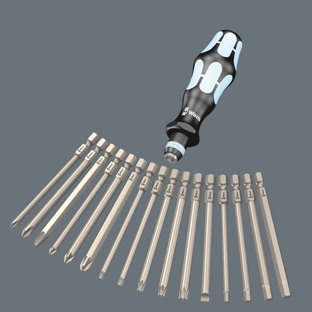 Wera Kraftform Kompakt 60, inox, 17pièces